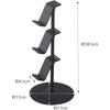 Yamazaki Game Controller Storage Rack, Black, Approx. W17 X D17 X H38.5cm, Smart, Charges Controllers While Placed, Controller Case, 5089