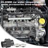 Water Temperature Adapter Hose Adapter Water Temp Joint Sensor Gauge Aluminum Alloy Water Coolant Temperature Gauge Joint Pipe