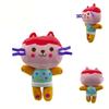Neues Gabby's Dollhouse Plüschtier Mercat Cartoon Stofftiere Lächelnde Katze Auto Katze Umarmung Gaby Mädchenpuppen Kinder Geburtstagsgeschenke