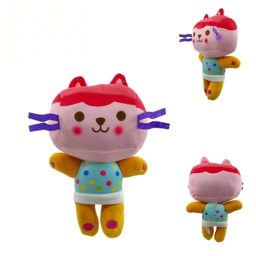 Neues Gabby's Dollhouse Plüschtier Mercat Cartoon Stofftiere Lächelnde Katze Auto Katze Umarmung Gaby Mädchenpuppen Kinder Geburtstagsgeschenke