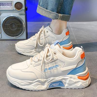 Men's Shoes 2024 New Autumn and Winter Trend Versatile Youth Sports Leisure Running Heightening Platform Dad Shoes Youth