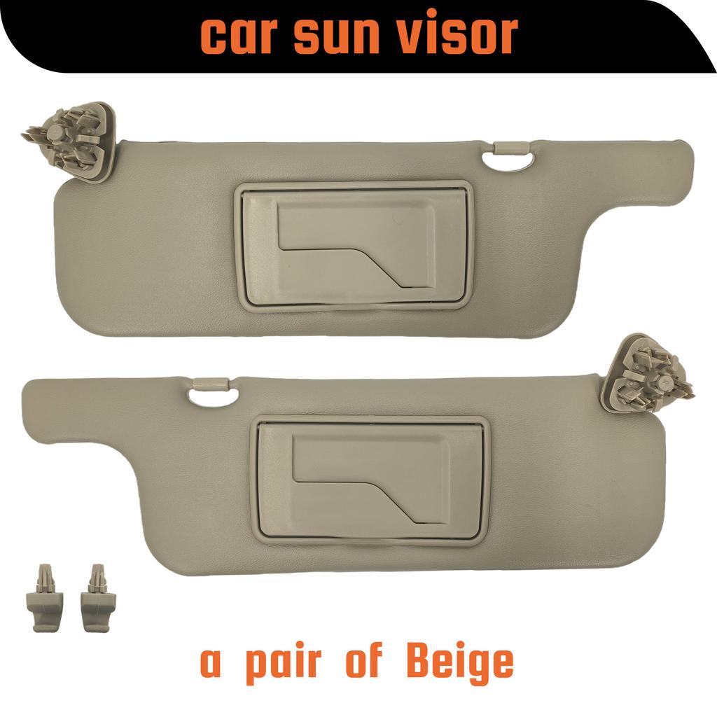 Auto-Sonnenblende Ersatz für Corolla 2001 2002 2003 2004 2005 2006 2007 ide Linke Fahrer-Sonnenblende Rechte Front-Sonnenblende