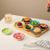 Ceramic Condiment Dishes, Bohemian Style Plates, Sauce Dishes, Suitable For Kitchens, Restaurants, Sushi Shops, And Picnics