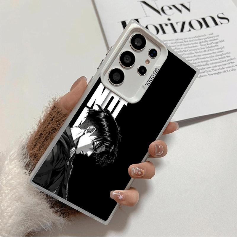 

A-Attack On T-Titan Levi Soft Phone Case for Samsung Galaxy S24 S25 FE S26 Edge S23 Ultra S22 Plus S21 + Shockproof Cover Back S Samsung S26 Edge