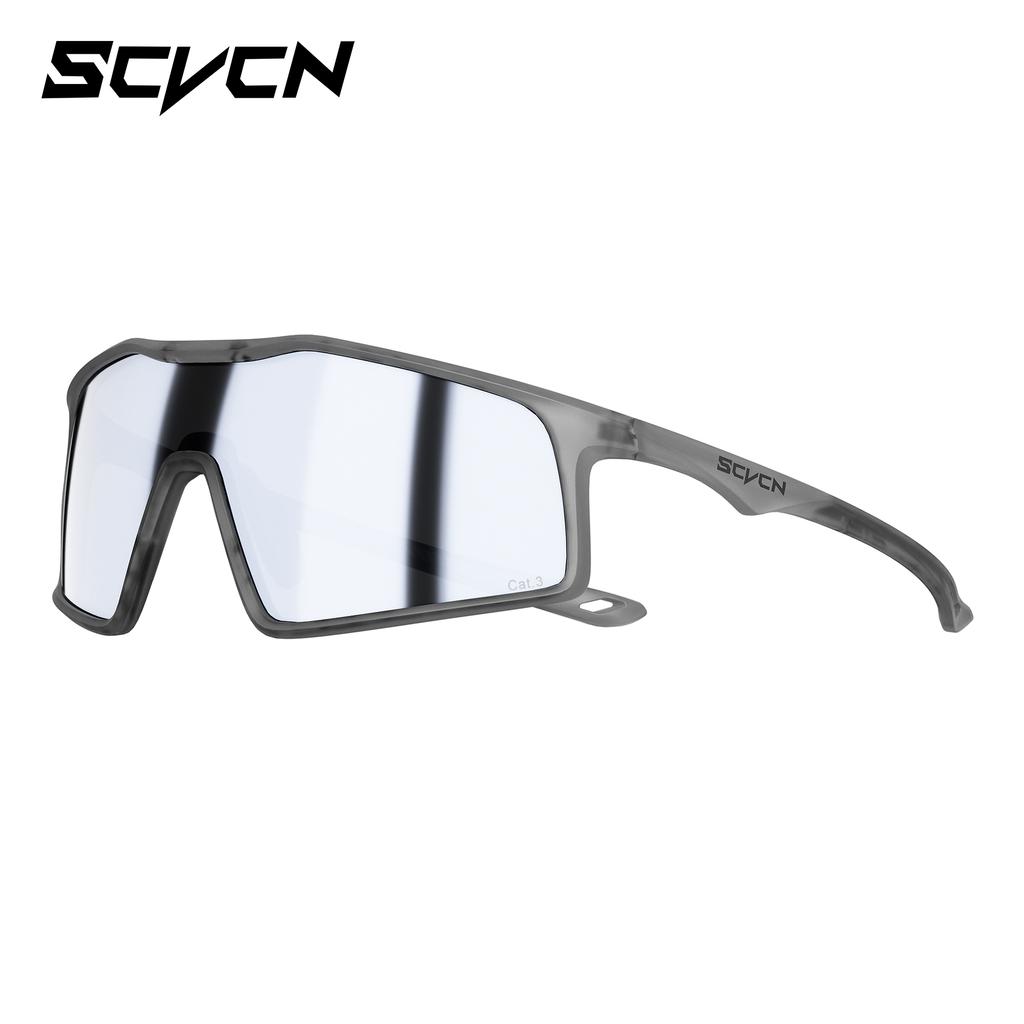 SCVCN Photochromic  Cycling Glasses for Men Outdoor Sports Sunglasses Mountain Glasses Road MTB Bike Cycle Eyewear Racing UV400