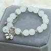 Small fresh color butterfly broken bead bracelet female ins style niche design new gray moonlight star and moon crystal jewelry