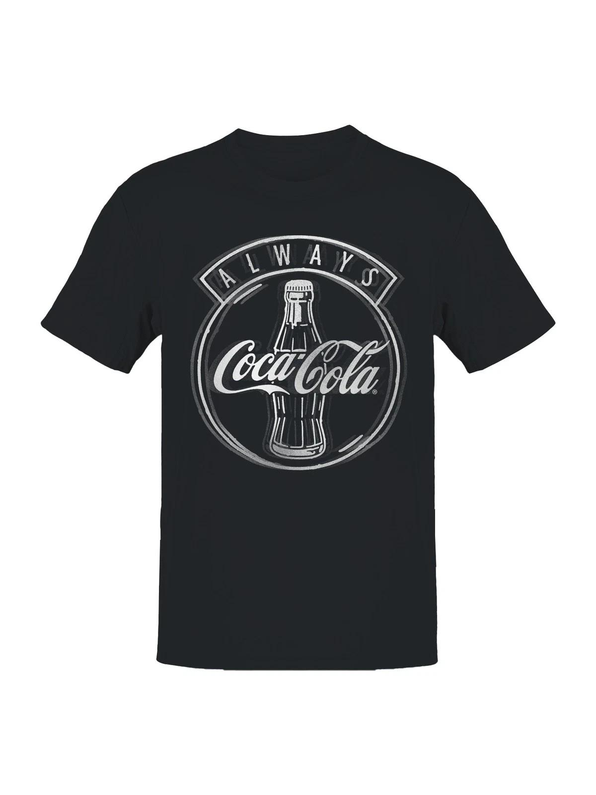 Officially Licensed Coca Cola Iconic Coke Always Men s T-shirt XL