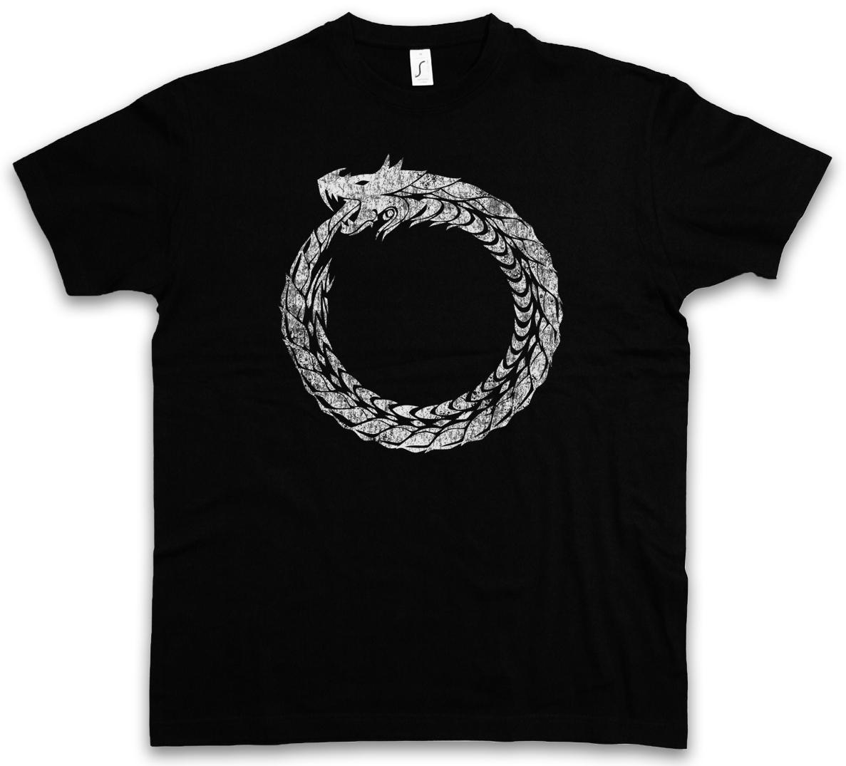 OUROBOROS T-SHIRT Uroboros Ancient Myths Mythologie Snake XXL