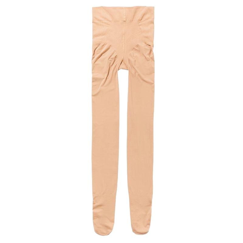 Calze modellanti per addome e sollevanti per fianchi, effetto seconda pelle, per Primavera e Autunno - Collant color carne spessi per Donna