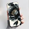 Case For Sony Xperia 20/Xperia 8/SOV42/Xperia 8 Lite Phone Case Luxury Fashion Butterfly Flowers Black Silicone Soft Back Cover