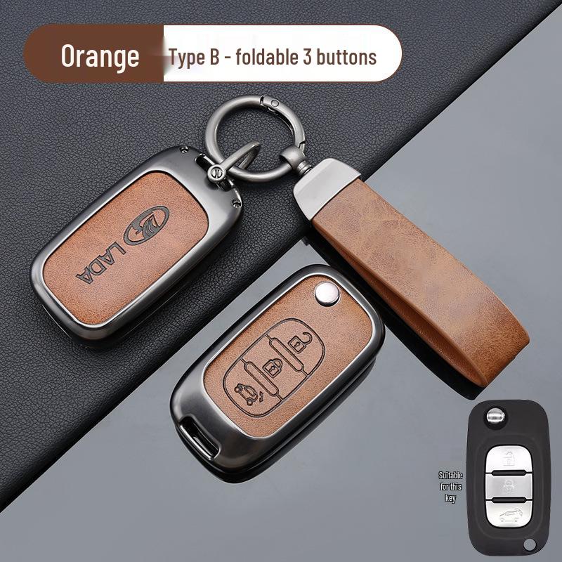 Lada Car Key Protective Cover: Fits Granta, Priora, Kalina, Niva Models