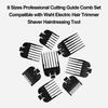 8 Sizes Professional Cutting Guide Comb Set Limit Comb Set Replacement for Wahl Electric Hair Trimmer Shaver