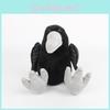 Adorable Black Crow Plush Birdie Soft Stuffed Animal Toy For Kids And Collectors
