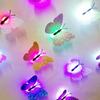 Doppelschichtige Schmetterlings-Nachtlichter Kreative Bunte Leuchtende Schmetterlingslichter Aufklebbare LED-Dekor-Wandlampe