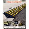 VEVOR Curb Ramp, 2 Pack, 2.6" Rise, Rubber Driveway Ramps, Heavy Duty 33069 Lbs Weight Capacity Threshold Ramp