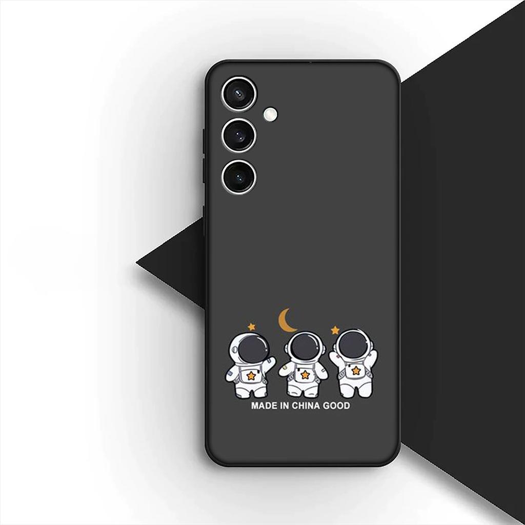 Phone Case Moon Astronaut Stars Art Casing for Apple iPhone 17 Air 12 13 Pro Max Mini ProMax XR 7 8 Plus X 7+ 8+ Funda Cover
