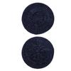 Foldable Warm Winter Hat Knitted Plain Beret Cap Comfortable Casual Beret  For Women Ladies