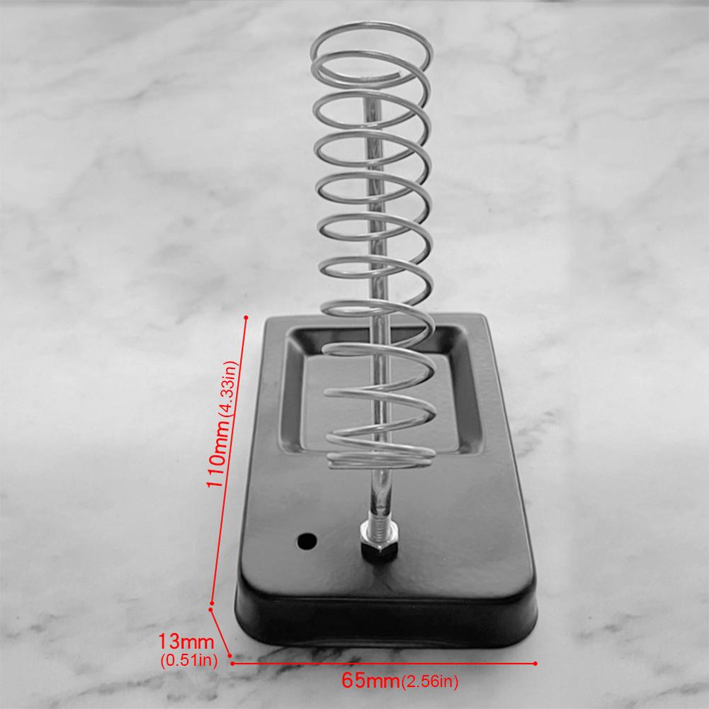 Soldering Tin Stand W/ Welding Cleaning Sponges Soldering Iron Holder Spring Holders Support Electric Soldering Iron Accessories