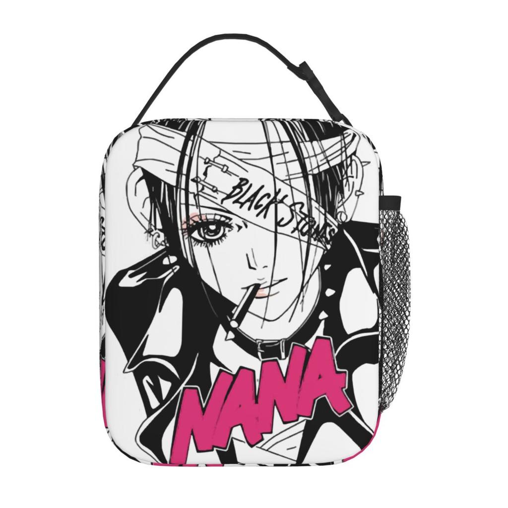 Nana Osaki Insulated Lunch Bag Cooler Meal Container Anime Manga Large Tote Lunch Box Girl Boy College Outdoor