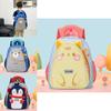 Small Bear Penguin Pattern Cartoon Toddler Backpack Made Of Oxford Fabric For Kids School Days