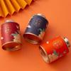 Solid Mini Empty Tea Tin Can Household Green Black Tea Sealed Jar Portable Travel Small Tea Packaging Box Mini Sealed Paper Ca