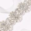 Diamond Flower Size: 29*6cm, Ribbon Size 270*2cm Wedding Belt Rhinestone Belt  Graduation