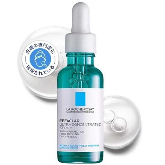 La Roche-Posay Effaclar Peel Care Serum 30ml exfoliation pore roughness dark spots low irritation salicylic acid niacinamide fragrance-free sensitive
