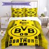 3Pcs Custom Name Borussia Dortmund Bedding Set Duvet Cover Closure Includes 1Duvet Cover 2Pillowcases Soft And Comfortable For All Seasons