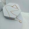 15mm Four-Leaf Clover Necklace Titanium Steel Does Not Lose Colour Student Trend Pendant Fashion High-Grade Ladies Necklace