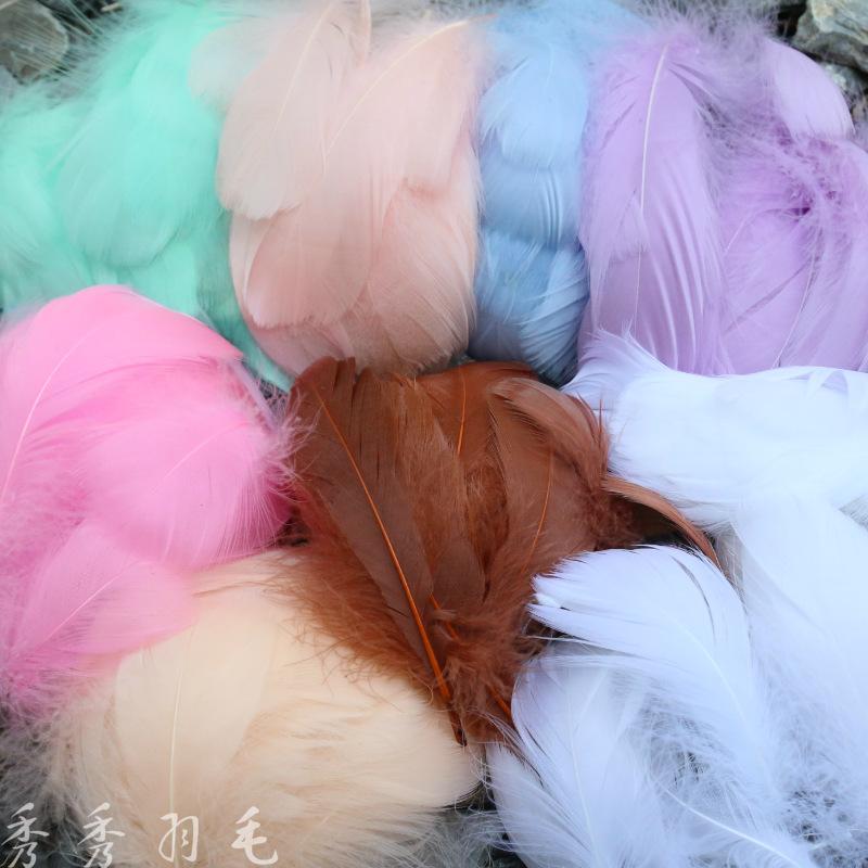Dream Macaron Diy Bouquet Wreath Decorative Feather Bobo Ball Feather Gift Box Filler