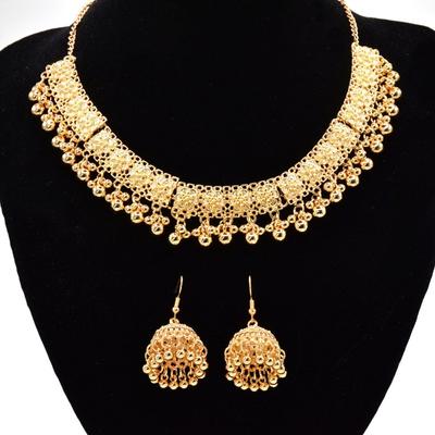 Σετ Κοσμημάτων Κολιέ Σκουλαρίκια Vintage Υπερβολικά, Γεωμετρικό Τετράγωνο Μποέμικο Κολιέ για Γυναίκες