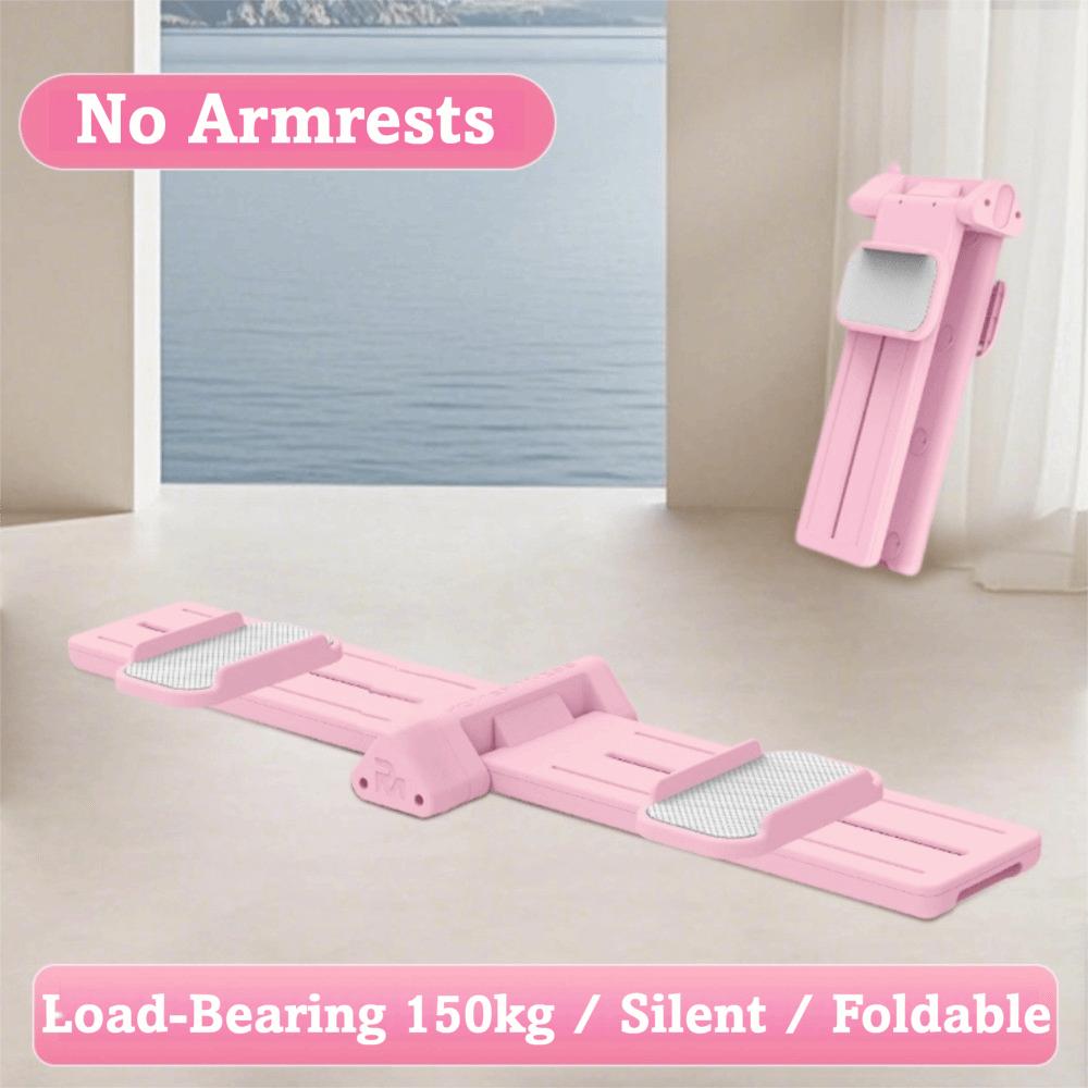 

Thin Legs Muscle Training Device Beautify Leg Shape Hip Leg Trainer New Ski Machine Home Fitness No armrests （Pink）