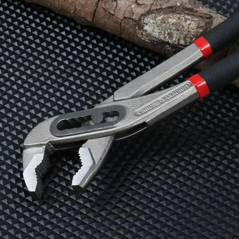Multi Position Adjustable Pipe Pliers Serrated Jaws Groove Joint Pliers Home Repairs