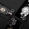Funny Sun Moon Angel Eyes Luxury Phone Case For iPhone 11 14 15 Pro MAX 12 13 Mini 7 8 Plus X XR XS SE Shockproof Cover Funda