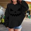 Boys Girls Kids Long Sleeve Hoodie with and Halloween Print for Casual Wear