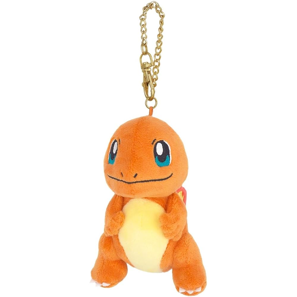 Sanei Boeki Pokmon All Star Collection Charmander Plush Toy 7x9x11cm Soft Toy Mascot