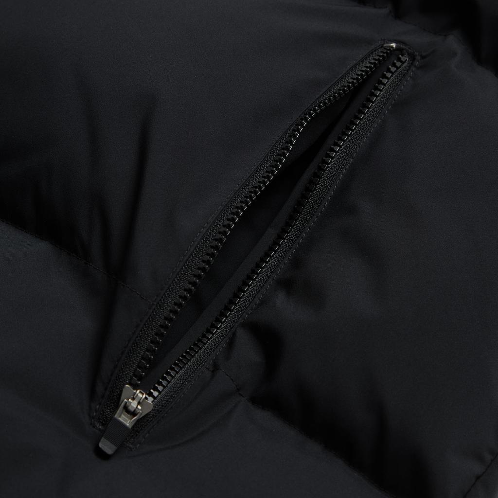 Li Ning Wygodna Casualowa Kamizelka ze Stójką Zapinana na Zamek z Nadrukiem Liter Męska Kamizelka Czarna AMMU029-1