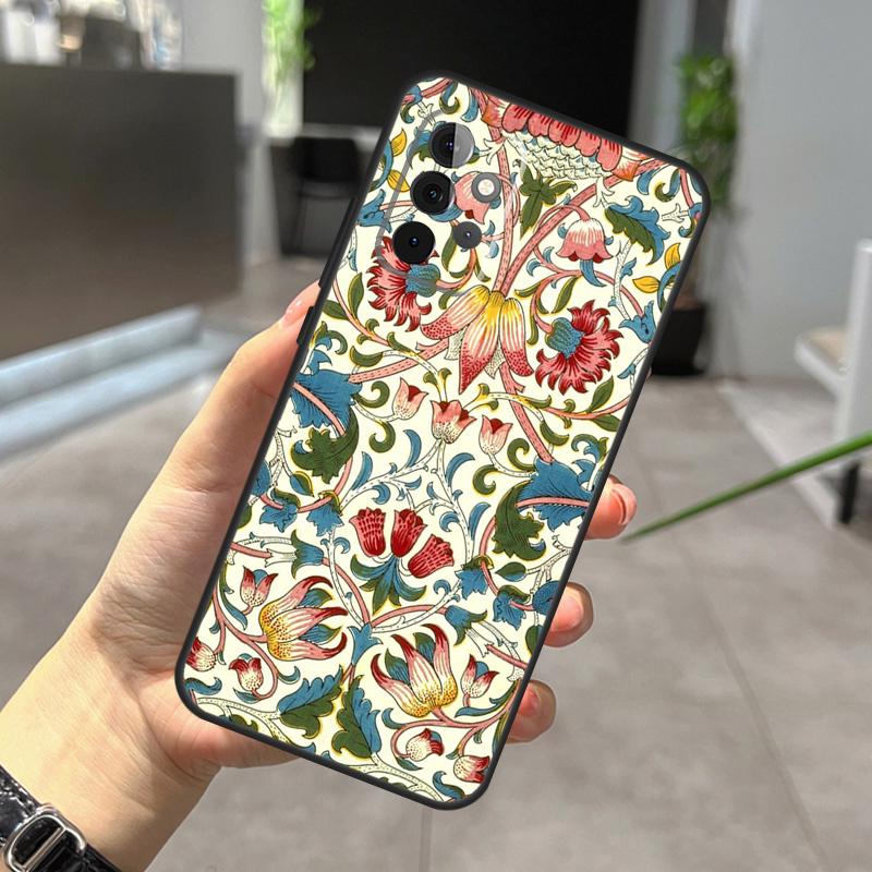 

William Morris Lodden Case For Samsung Galaxy A56 A36 A26 A16 A06 A25 A54 A34 A14 A52 A32 A12 A13 A33 A53 A15 A35 A55 Samsung A16