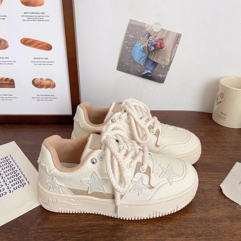 

Board shoes women s summer retro star shoes platform-soled versatile sports little white shoes 40