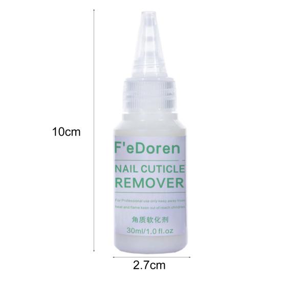 30ml Nail Cuticle Remover Safe Ingredients Allergy Free Fast-acting Formula Eco-friendly Multipurpose Exfoliate Skin Care Nail Liquid