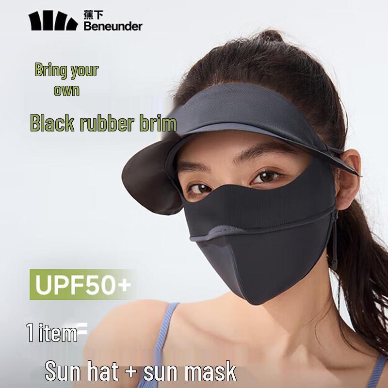 Beneunder AL333 Full-Face Sun Protection Mask with Brim