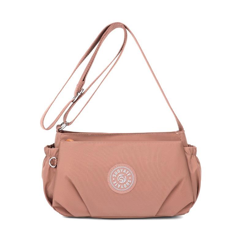 Damentasche Sommer neue Nylontasche plissierte Schultertasche Trend Mutter Umhängetasche Handy kleine quadratische Tasche