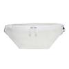 Polyurethane Sling Bag , Shoulder Bag , Crossbody Bag , Fanny Pack Women's Pure White (Unisex) Fanny Packs FL9635