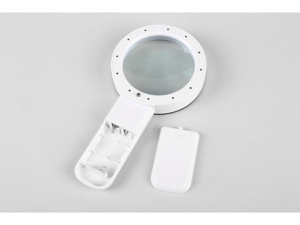 30x Double-Layer Glass LED UV Magnifier for Money, Books, Antiques, Jewelry