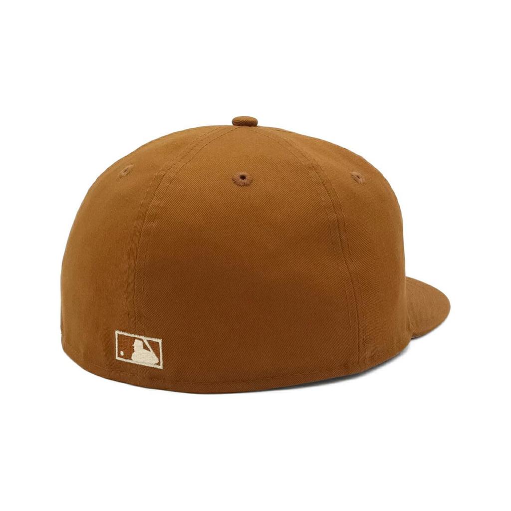 New Era 59FIFTY Soft Buckram Sunburn SD Toasted Peanut 7 5950SB SADPADCO SUNBURN BRN Cap, 1/2 oz,