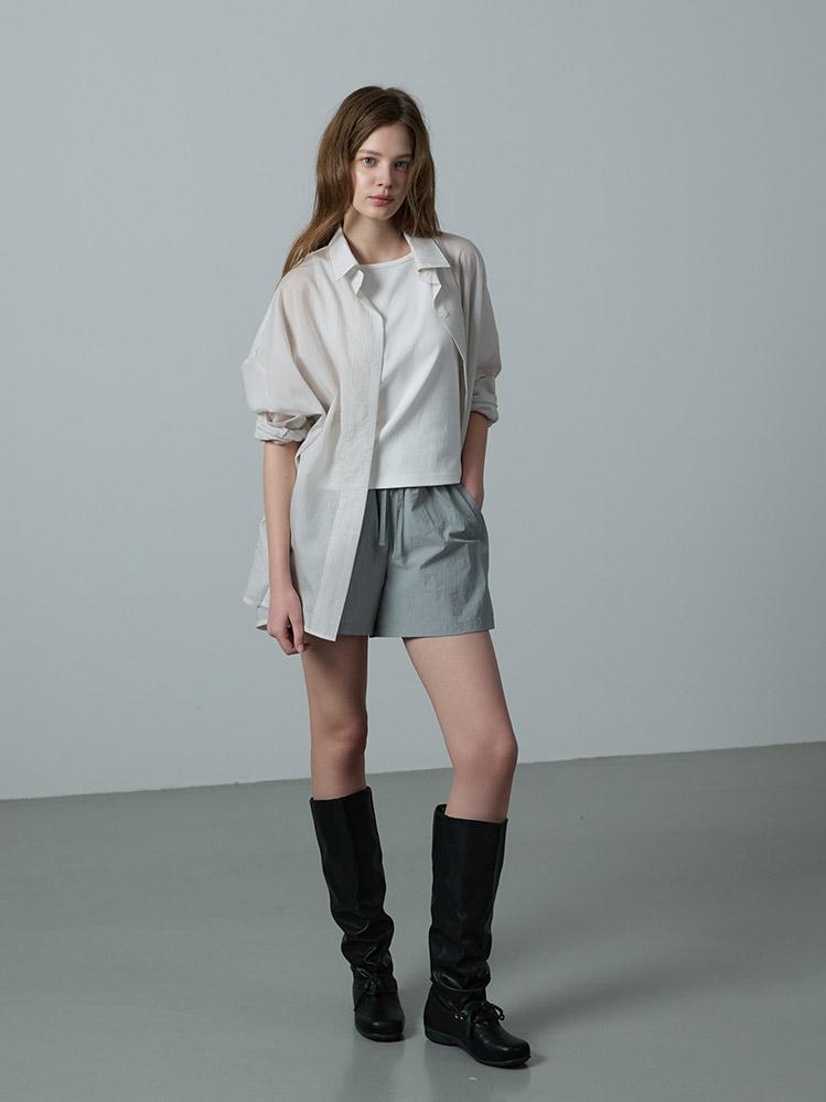 Lesyuem Easy Fit Nylon Shorts
