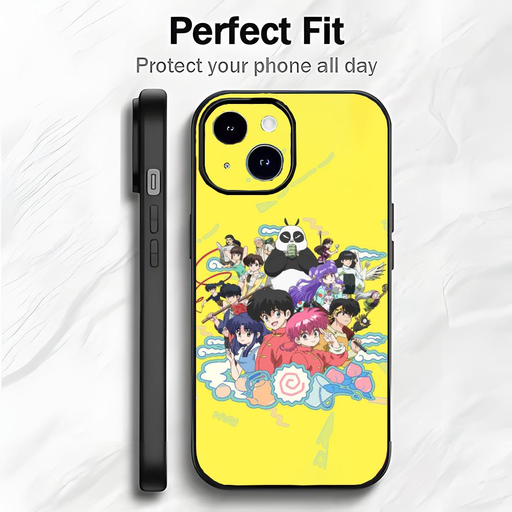 Funny Classic Animel R-Ranma 1/2 Phone Case Phone Case Soft Packaging Lightweight For iPhone17 16 15 14 13ProMax