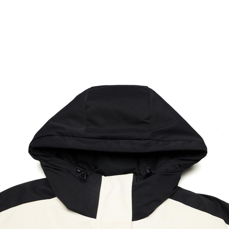 FILA Original Warm Casual Versatile Hooded Down Jacket Women outerwear Fresh-Milk-White F11W449901FIV