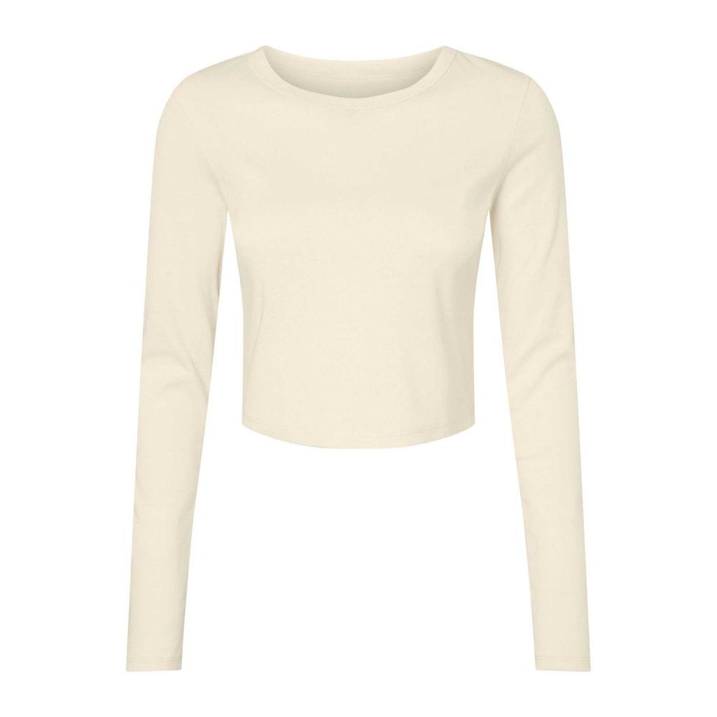 Bella + Canvas Womens/Ladies Micro-Rib Long-Sleeved T-Shirt