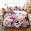 Ins Princess Bedding Set 3D Printed Floral Duvet Cover Set Soft Single Twin Double Queen King Size for Kids Boys Christmas Gift